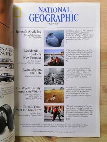 National Geographic Magazine, July 1991 (Vol.180, No.1) (eng.)